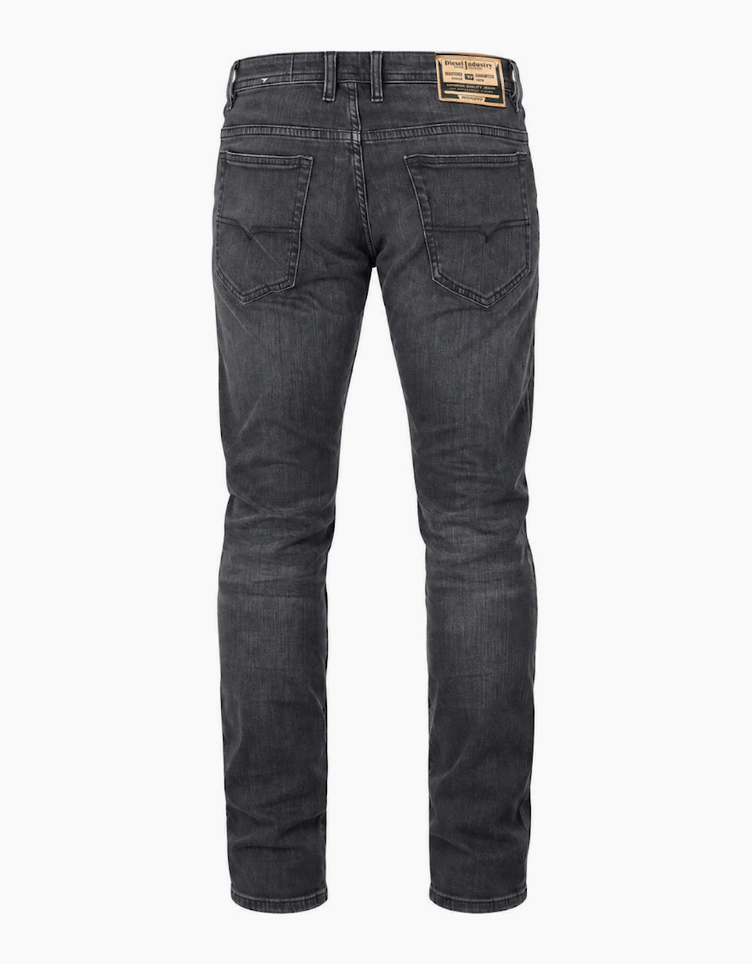 Diesel Tommer-R Black Faded Denim Pants