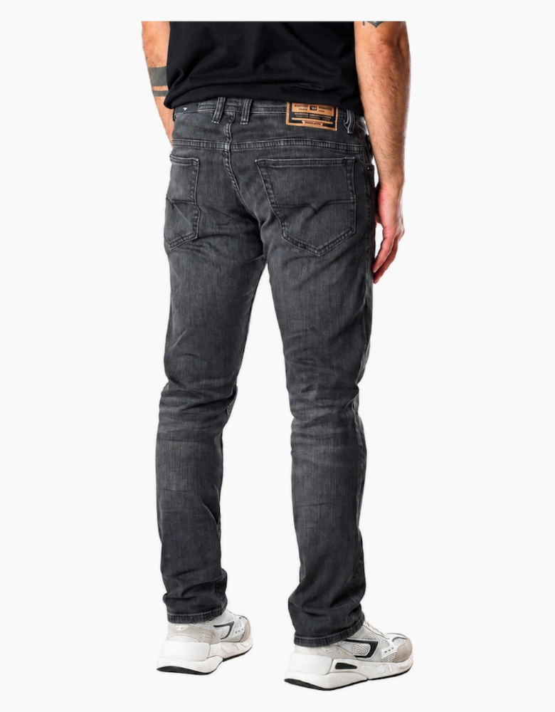 Diesel Tommer-R Black Faded Denim Pants