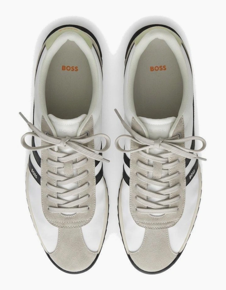 BOSS Zayn Low Profile Trainers Light Grey