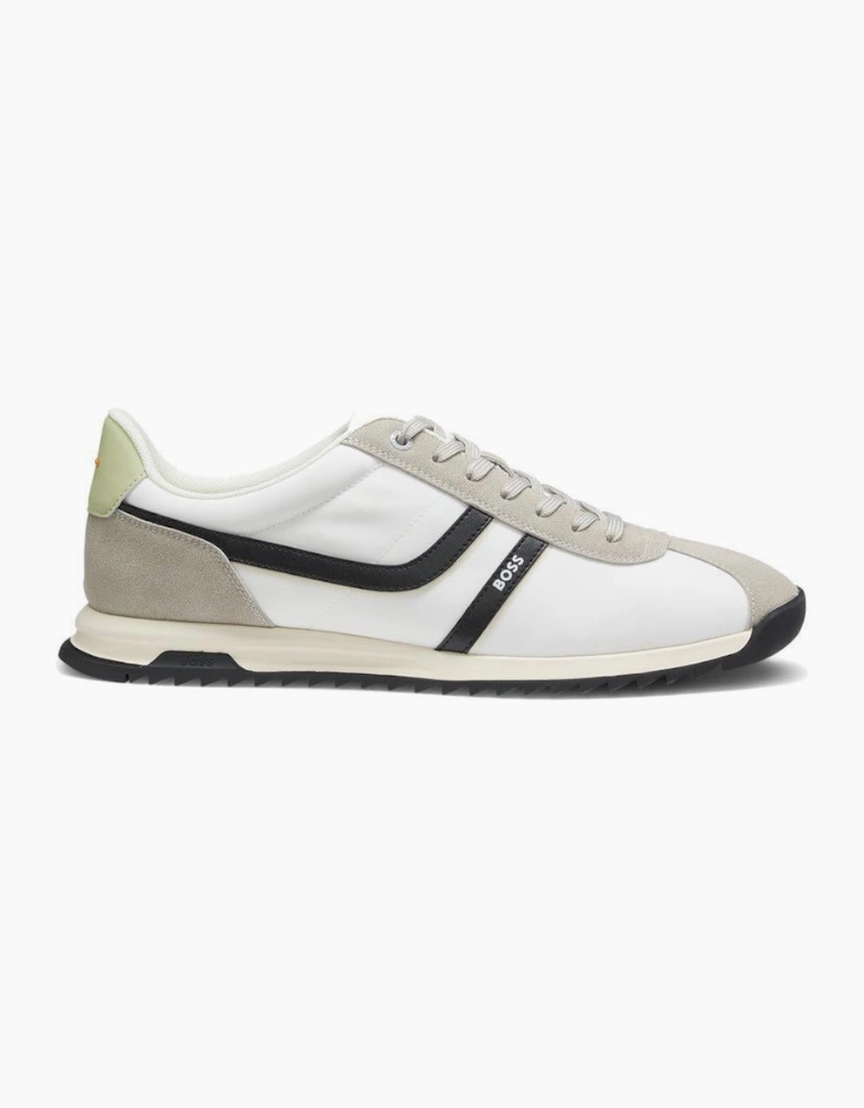 BOSS Zayn Low Profile Trainers Light Grey