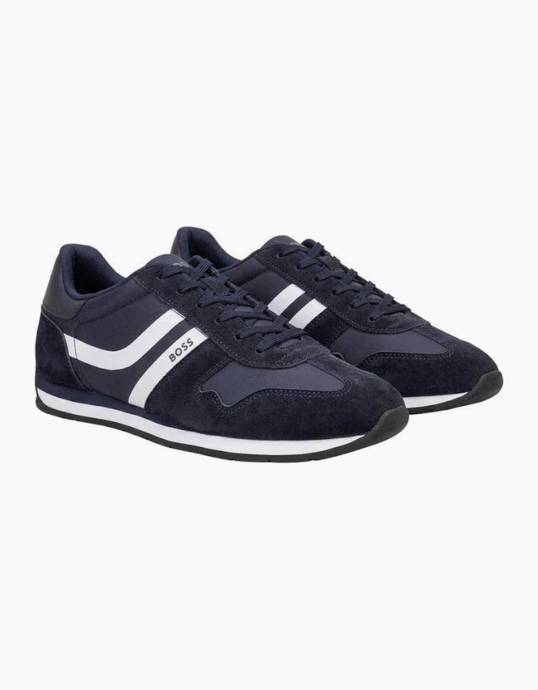 BOSS Levon Runn Trainers Dark Blue