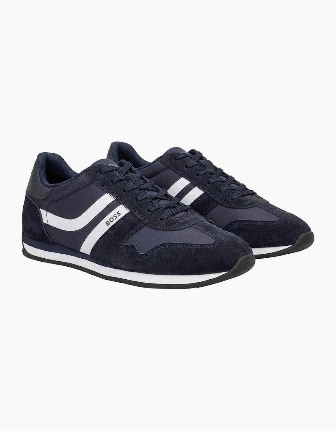BOSS Levon Runn Trainers Dark Blue