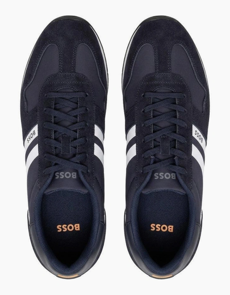 BOSS Levon Runn Trainers Dark Blue