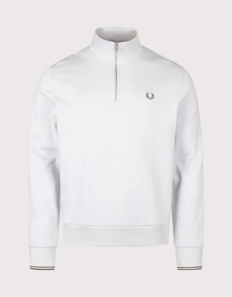 Regular Fit Quarter Zip Sweatshirt