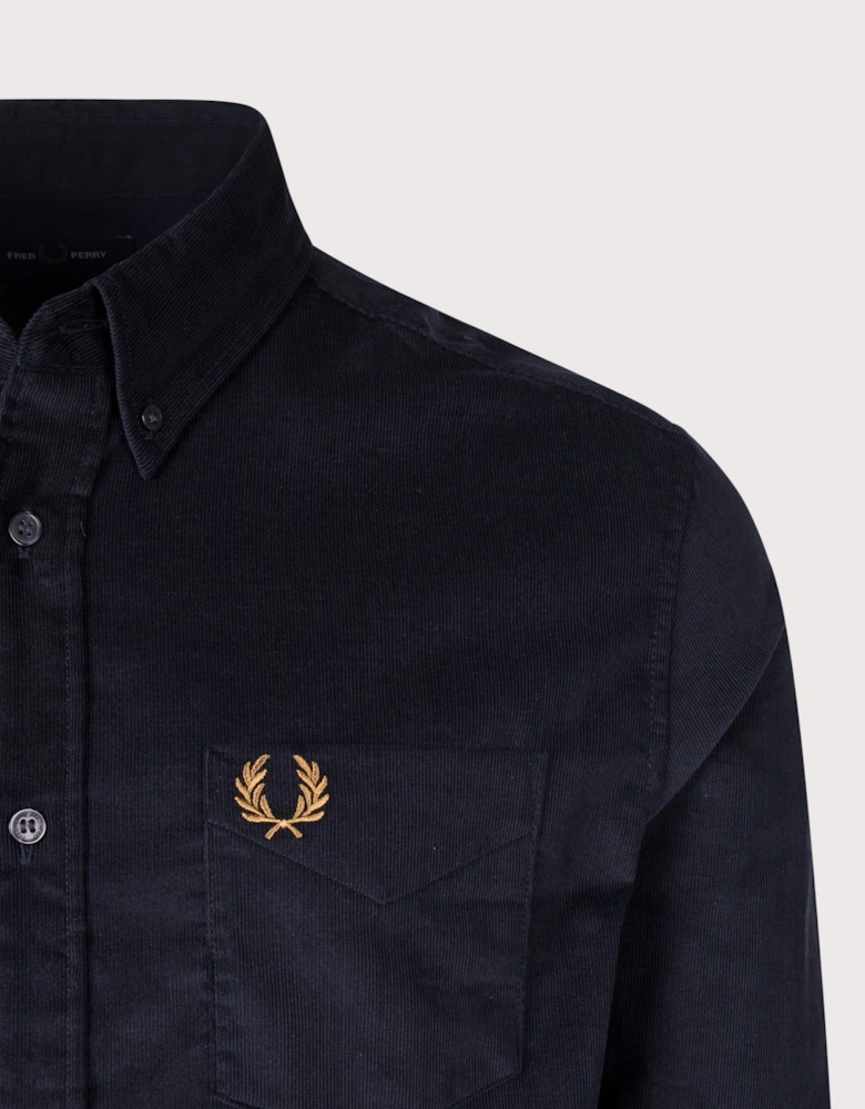 Regular Fit Needle Cord Shirt