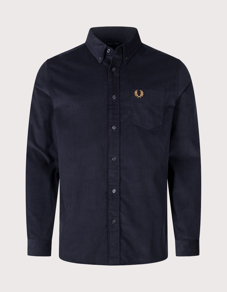 Regular Fit Needle Cord Shirt