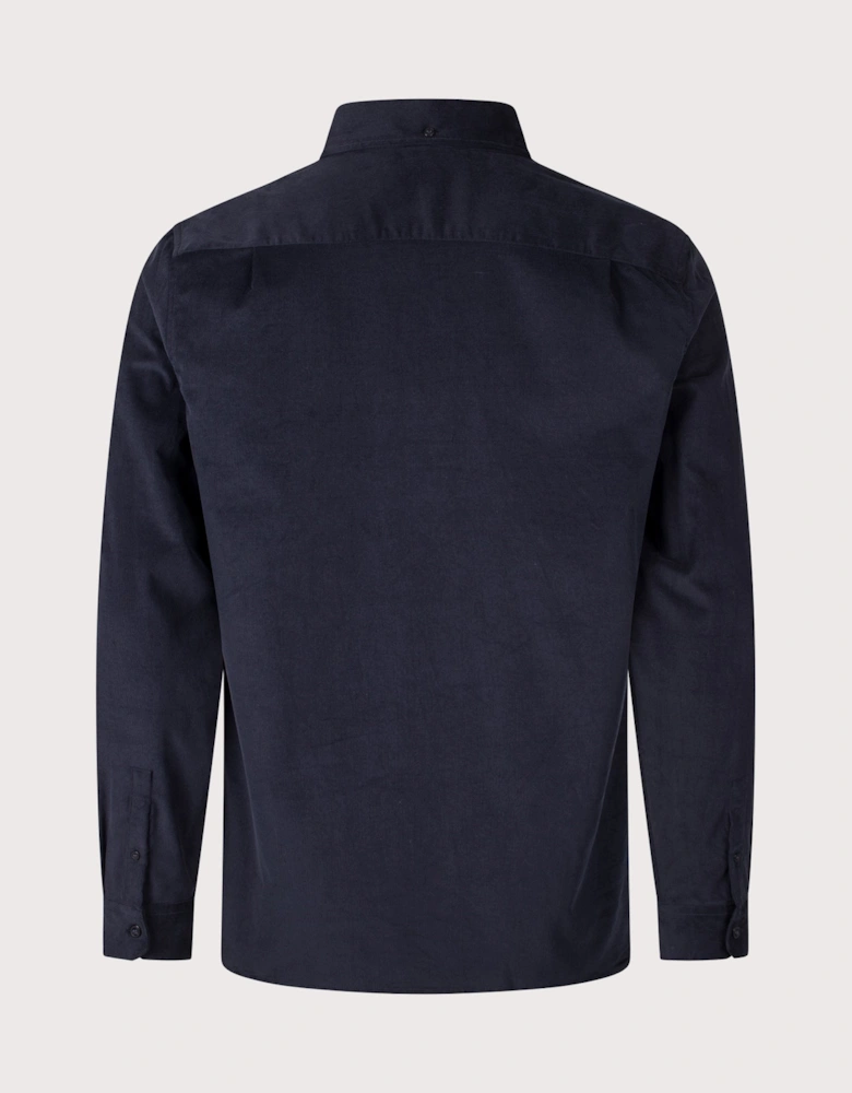 Regular Fit Needle Cord Shirt