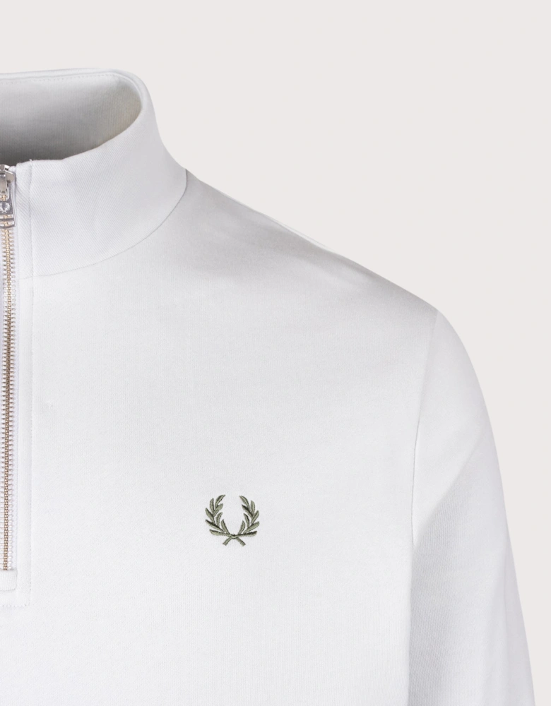 Regular Fit Quarter Zip Sweatshirt