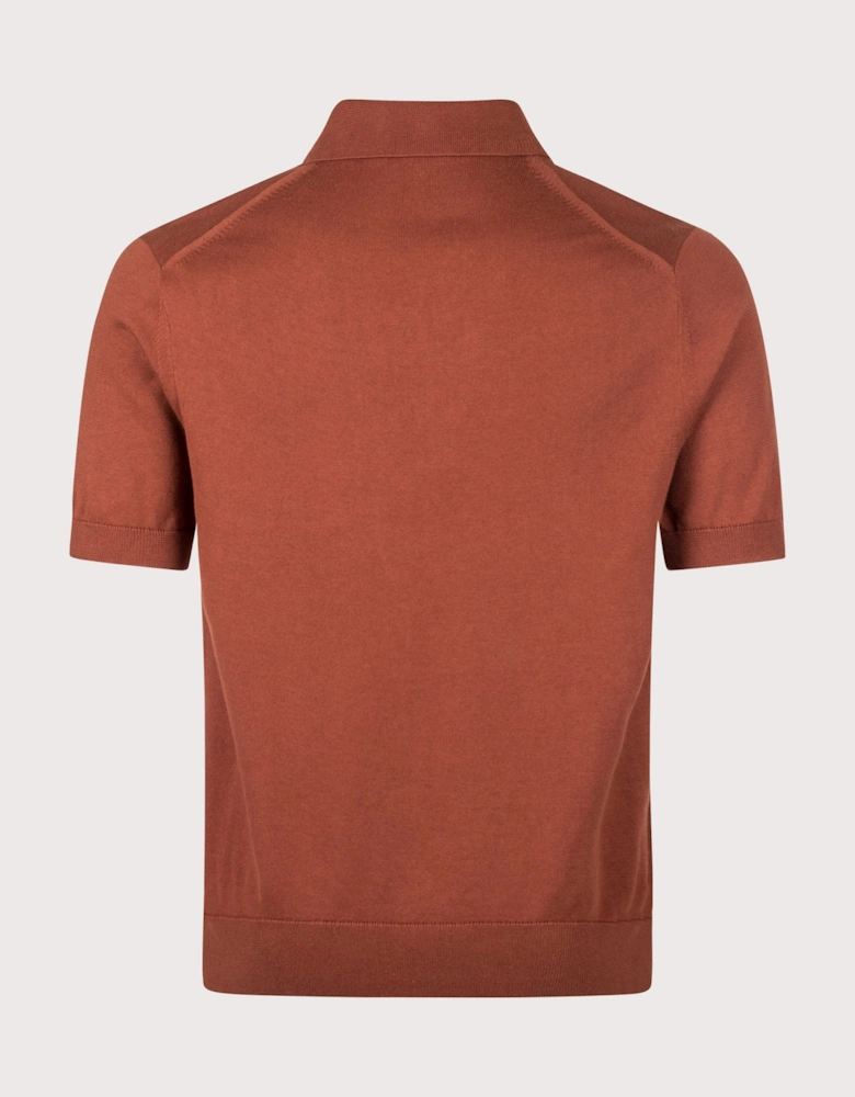 Regular Fit Supima Cotton Knitted Polo Shirt