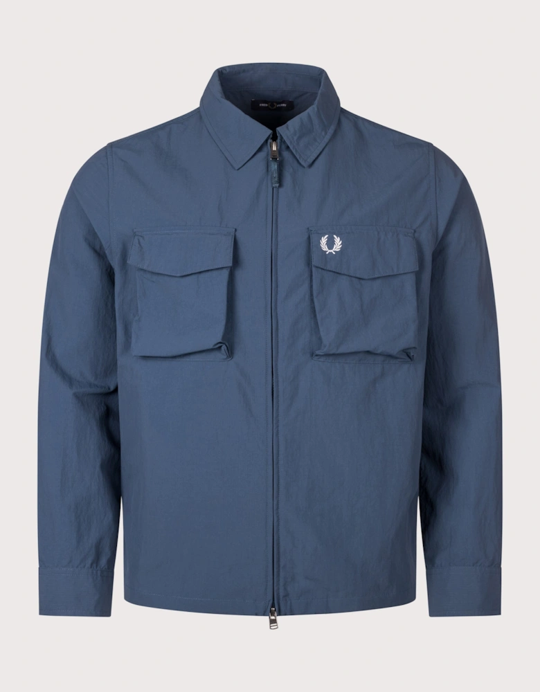 Regular Fit Ripstop Pocket Overshirt