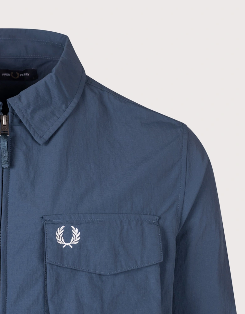 Regular Fit Ripstop Pocket Overshirt
