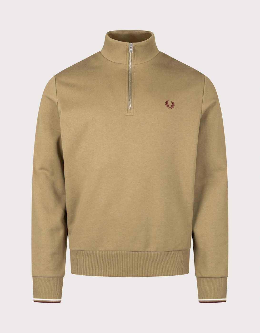 Regular Fit Quarter Zip Sweatshirt