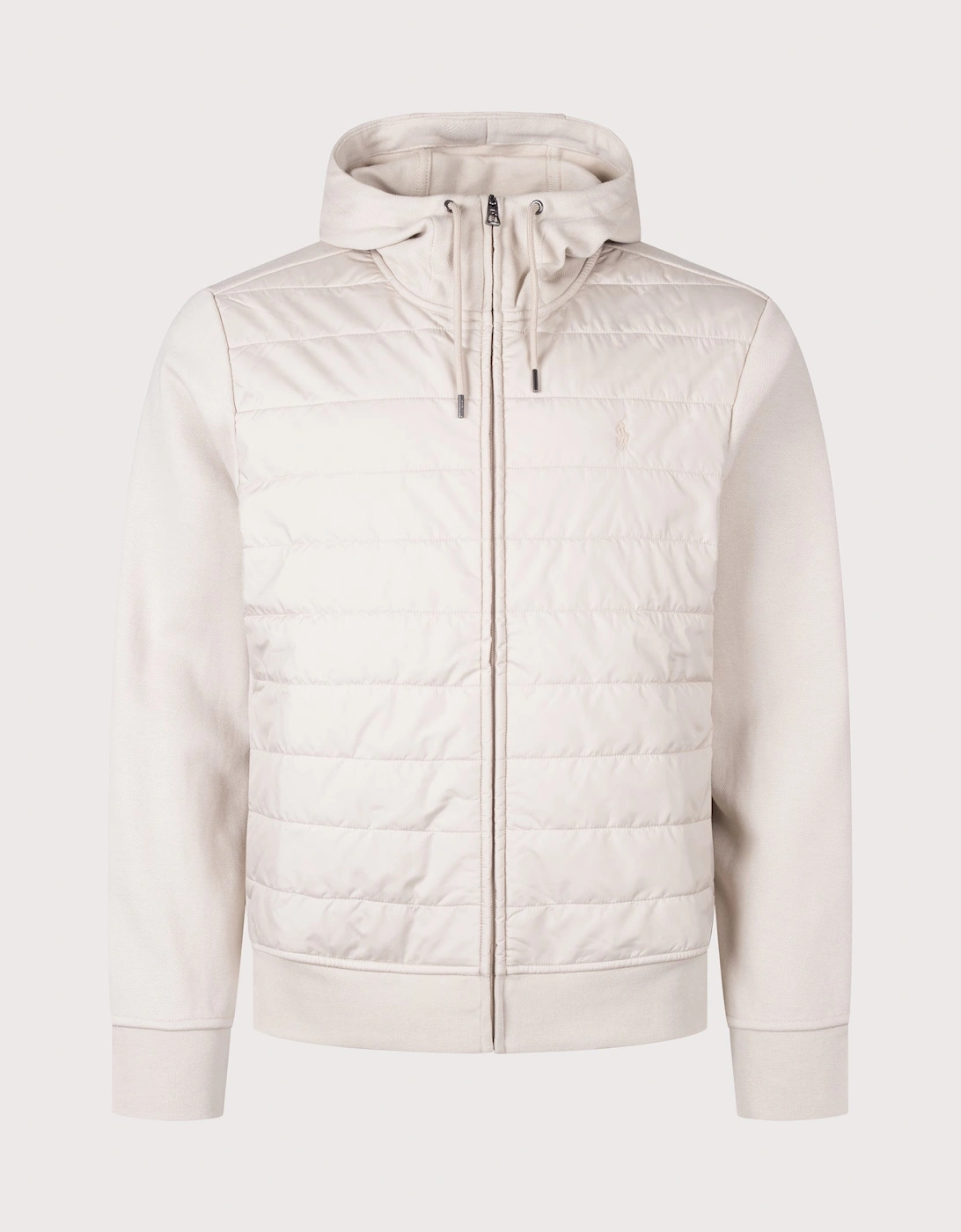 Double Knit Jacquard Zip Through Hoodie