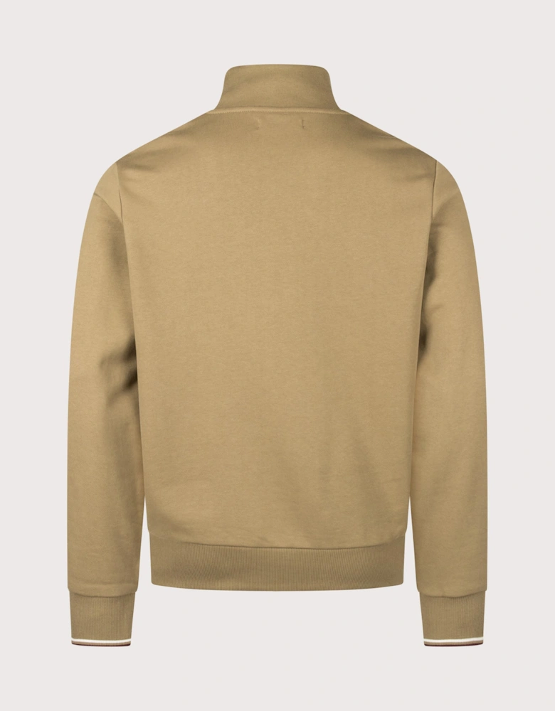 Regular Fit Quarter Zip Sweatshirt