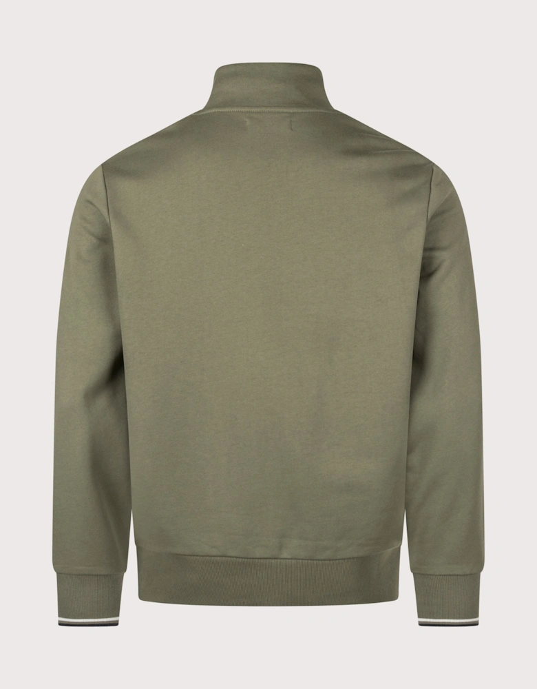 Regular Fit Quarter Zip Sweatshirt