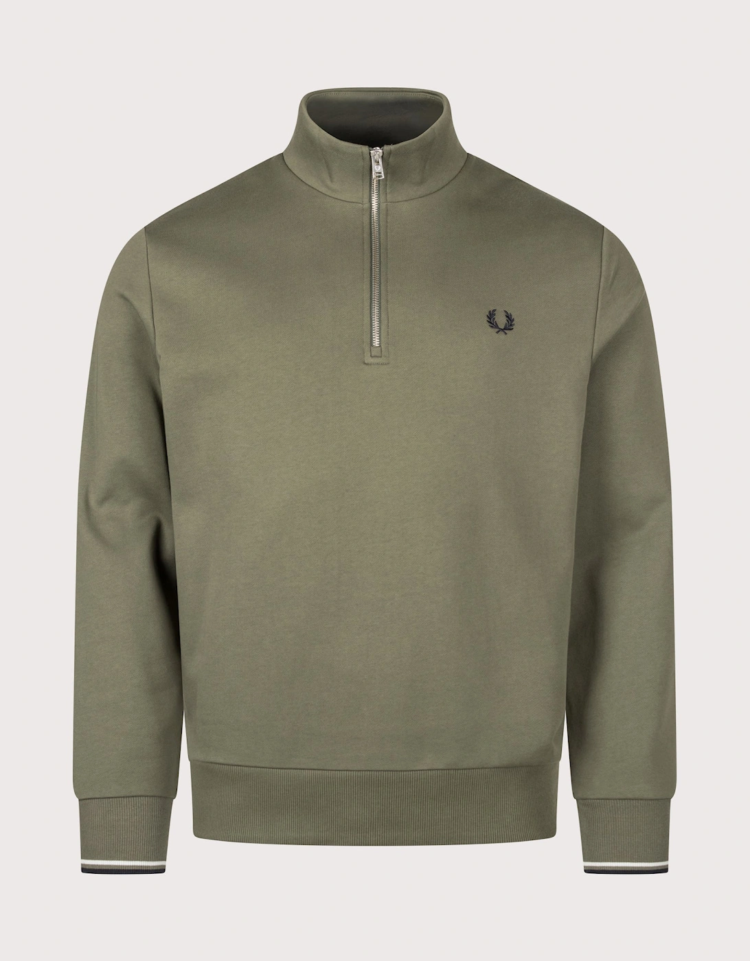 Regular Fit Quarter Zip Sweatshirt