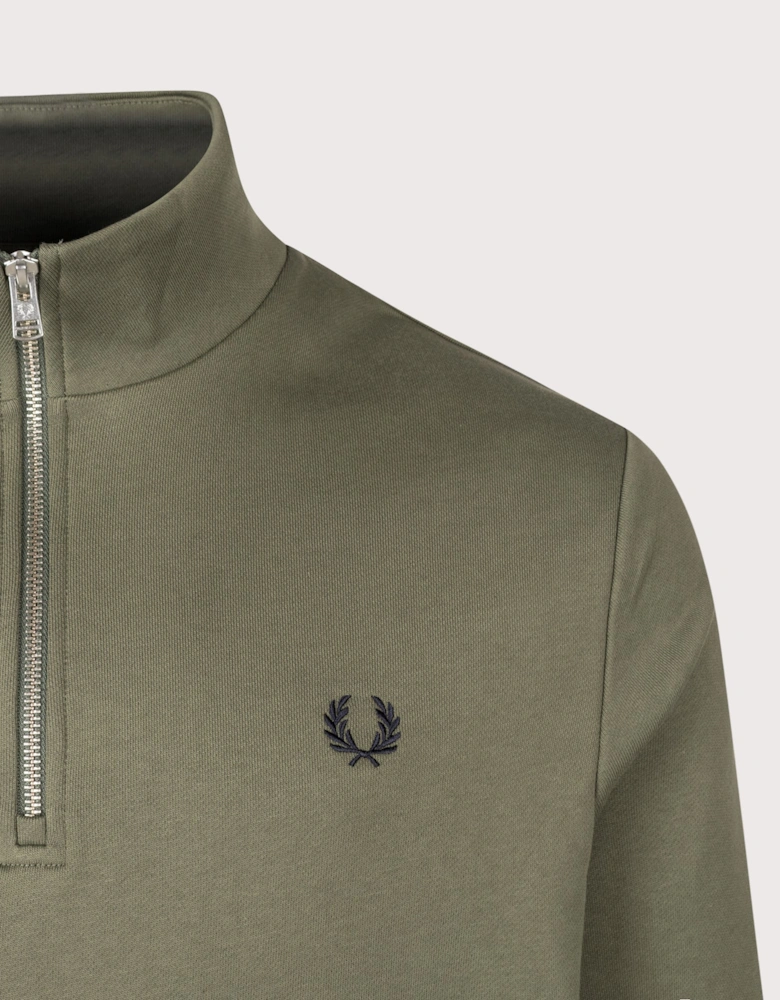 Regular Fit Quarter Zip Sweatshirt