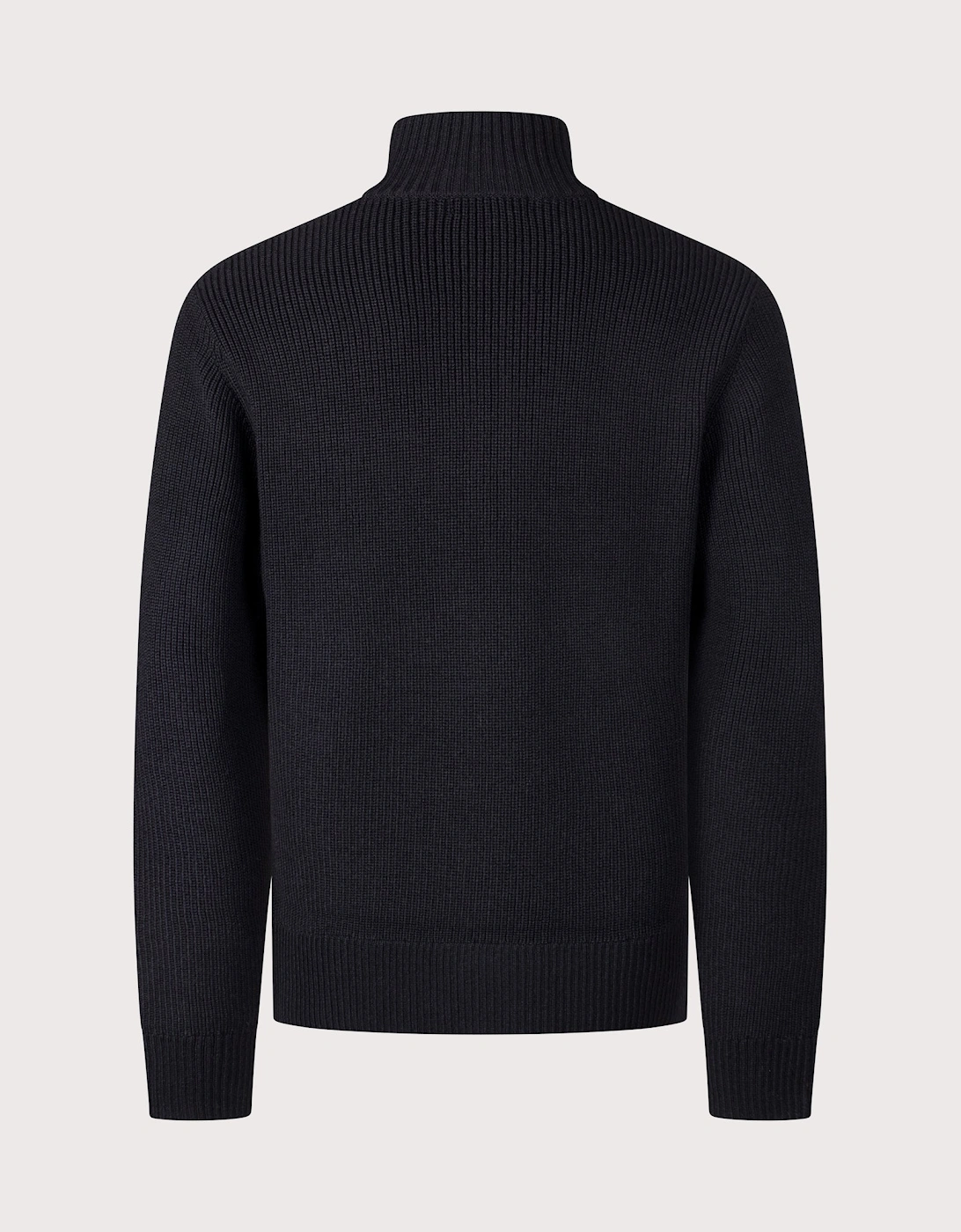Regular Fit Fisherman Quarter Zip Jumper