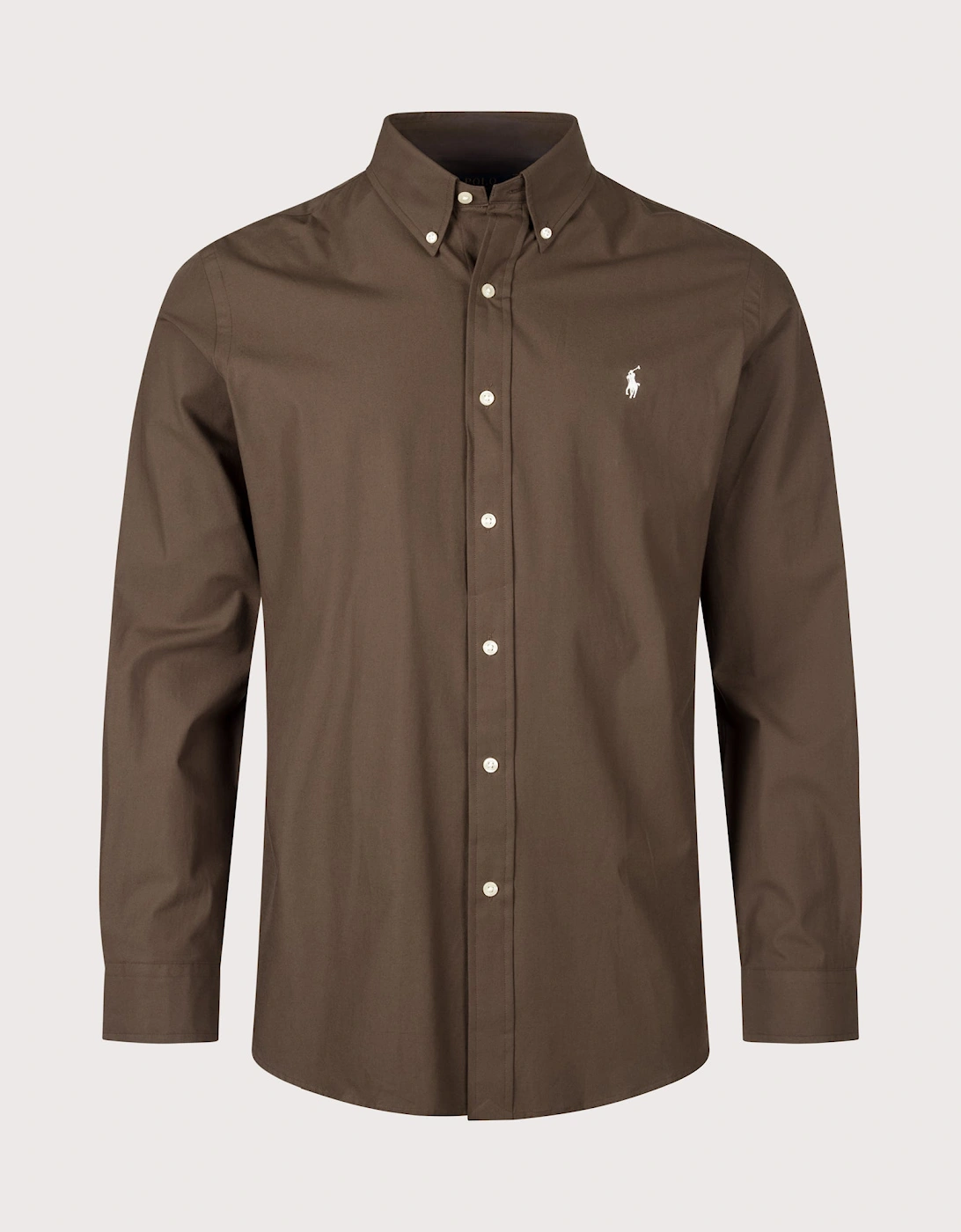 Custom Fit Stretch Poplin Shirt