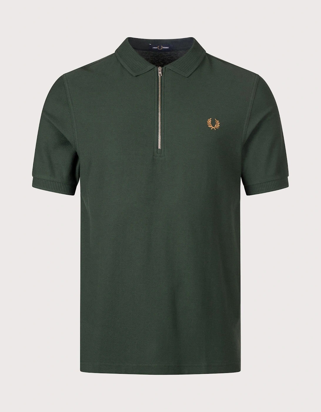 Regular Fit Crepe Piqué Polo Shirt