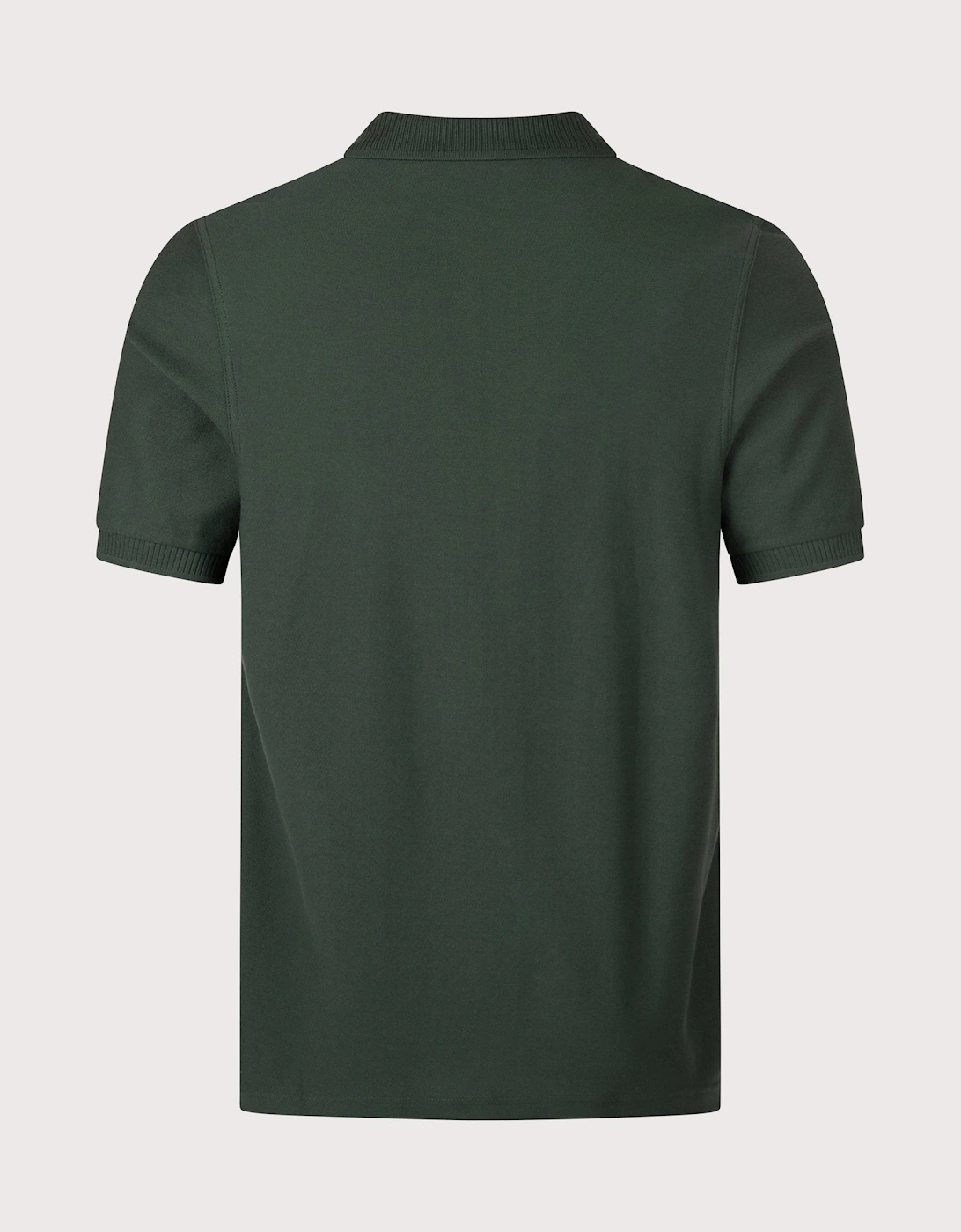Regular Fit Crepe Piqué Polo Shirt