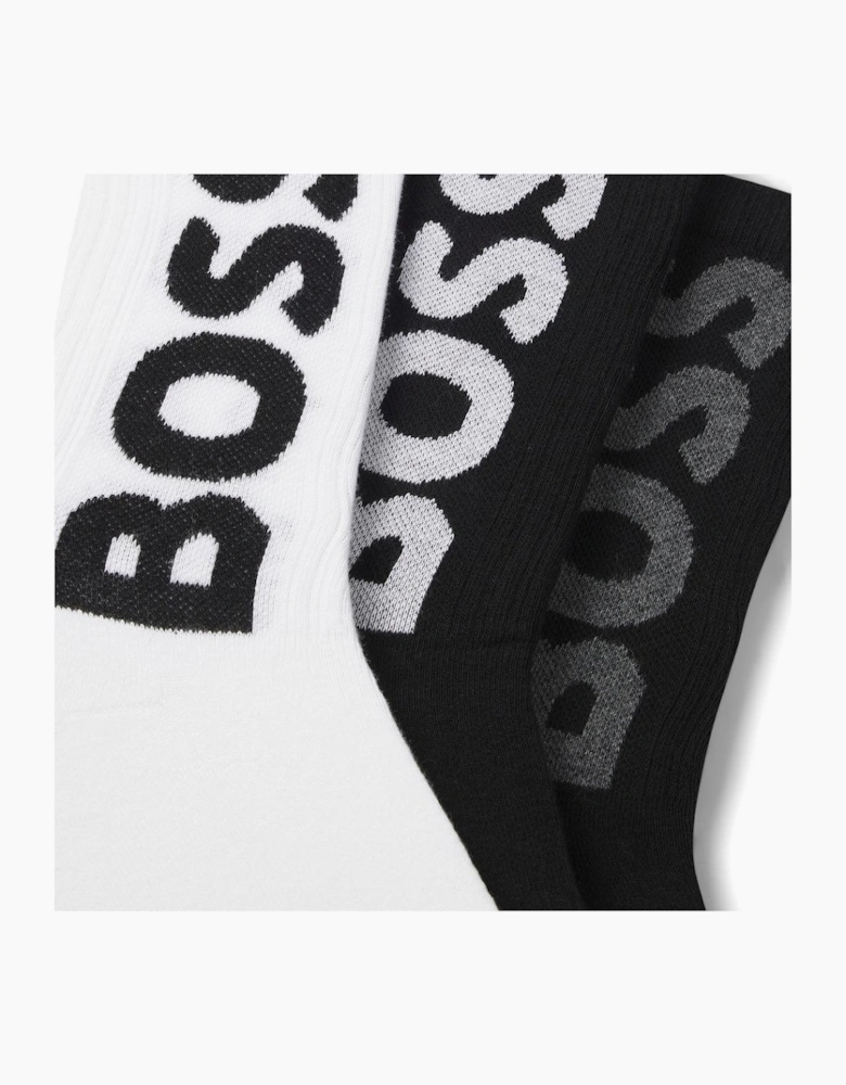 BOSS 3 Pack Sport Socks Black