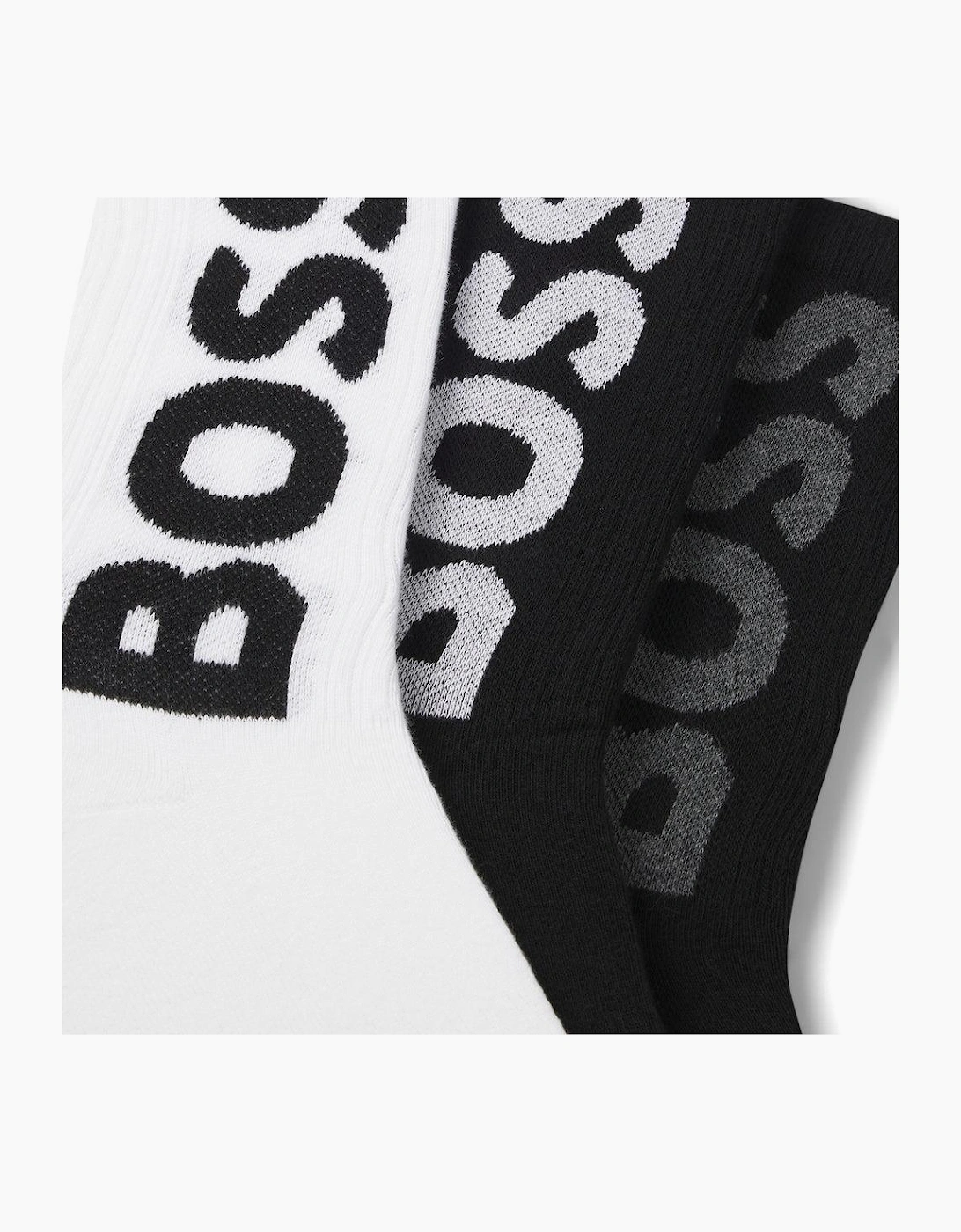 BOSS 3 Pack Sport Socks Black