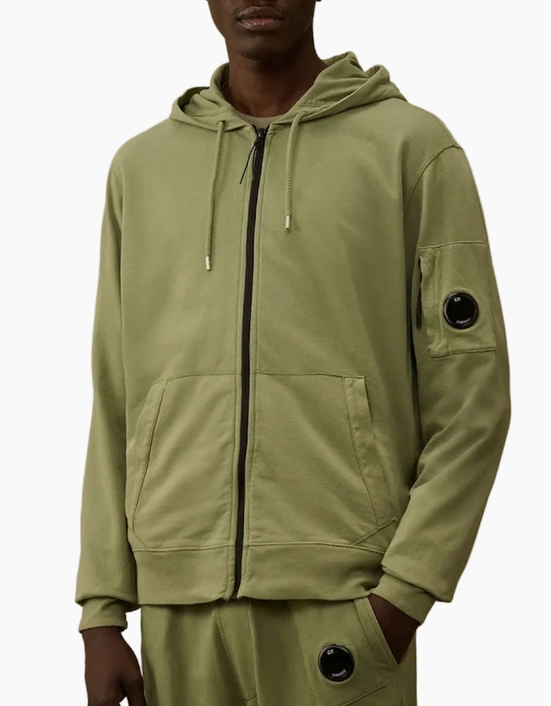 Light Fleece Lens Zip Hoodie