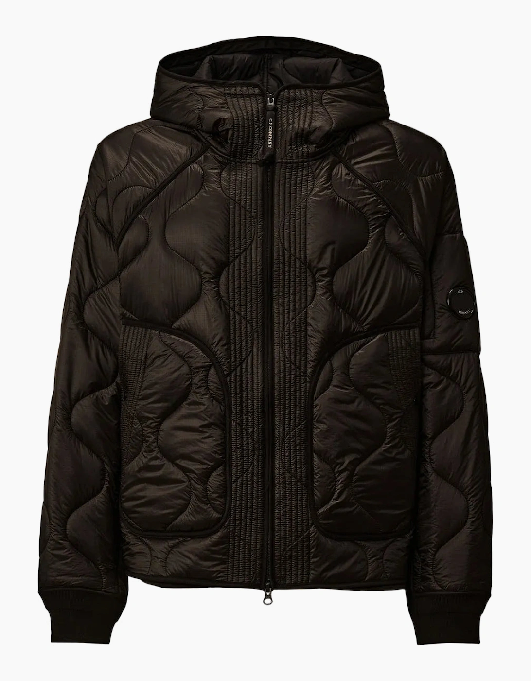Quilted Liner Hooded Lens Jacket