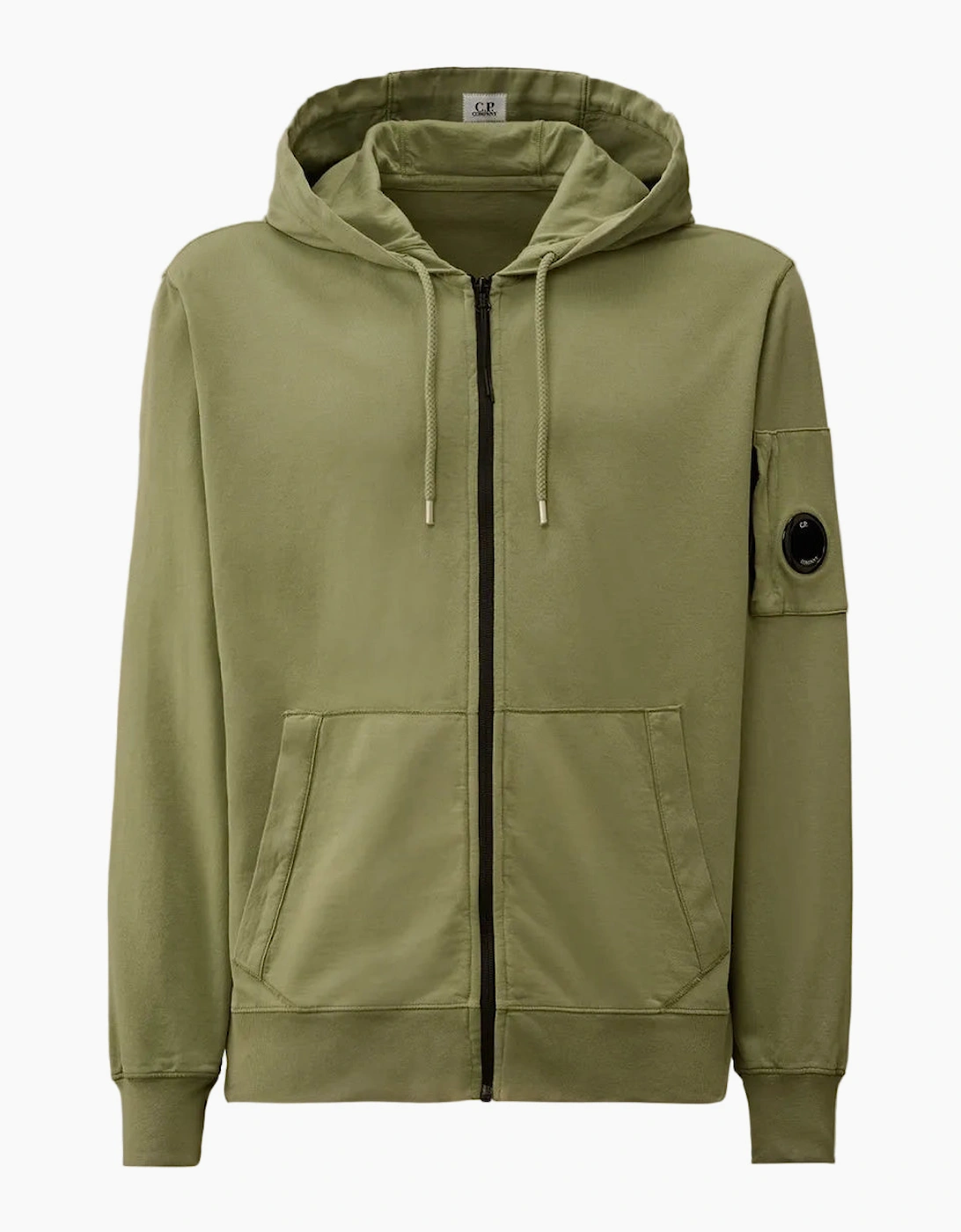 Light Fleece Lens Zip Hoodie