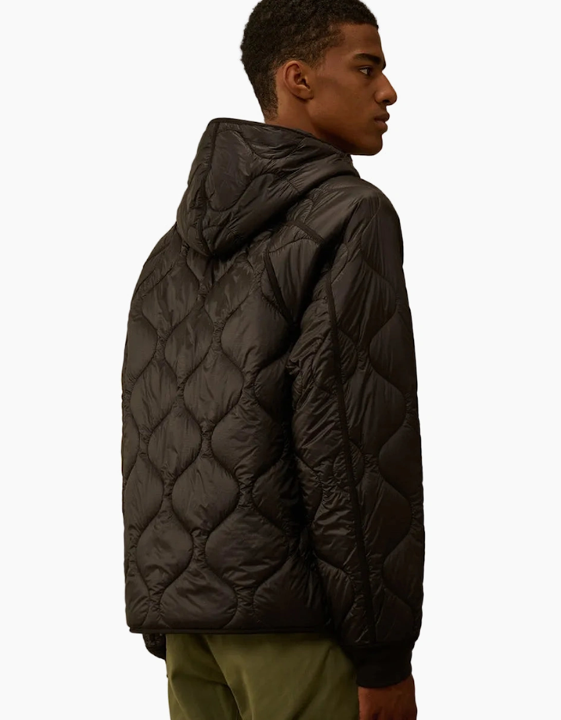 Quilted Liner Hooded Lens Jacket