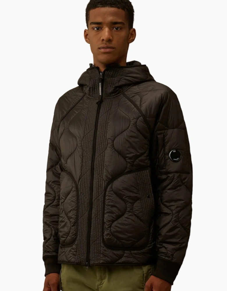 Quilted Liner Hooded Lens Jacket