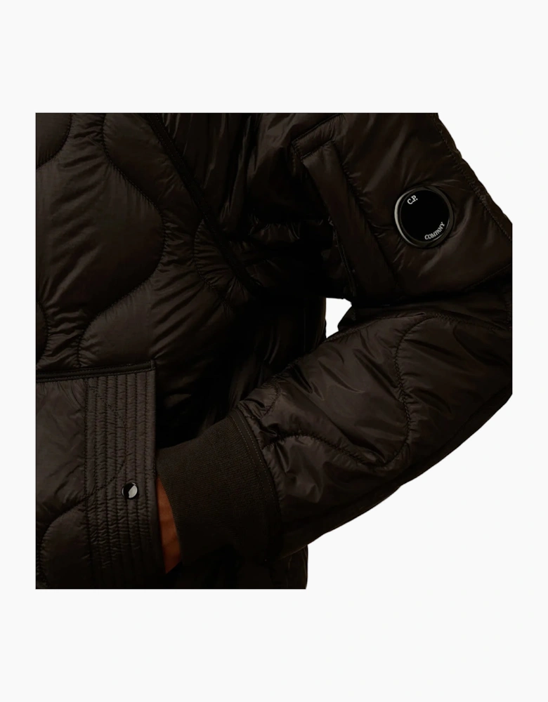 Quilted Liner Hooded Lens Jacket