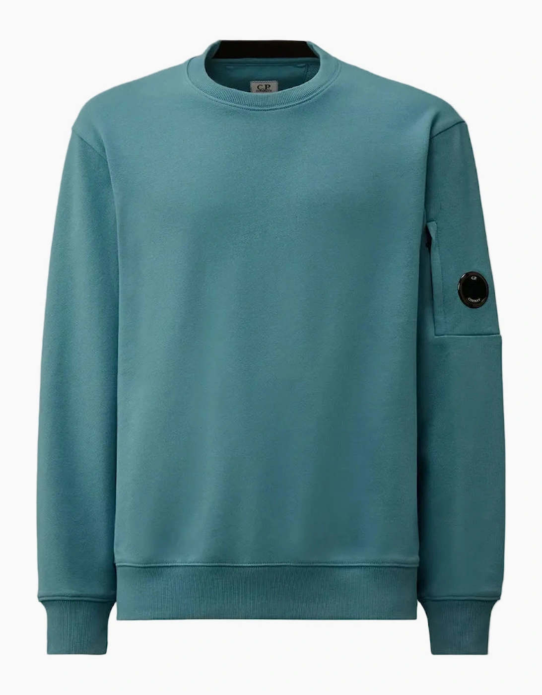 Diagonal Raised Fleece Lens Sweatshirt