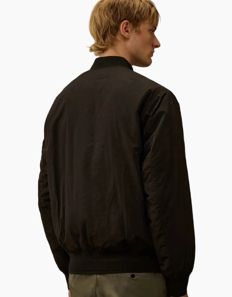 Chrome-R Padded Lens Bomber Jacket