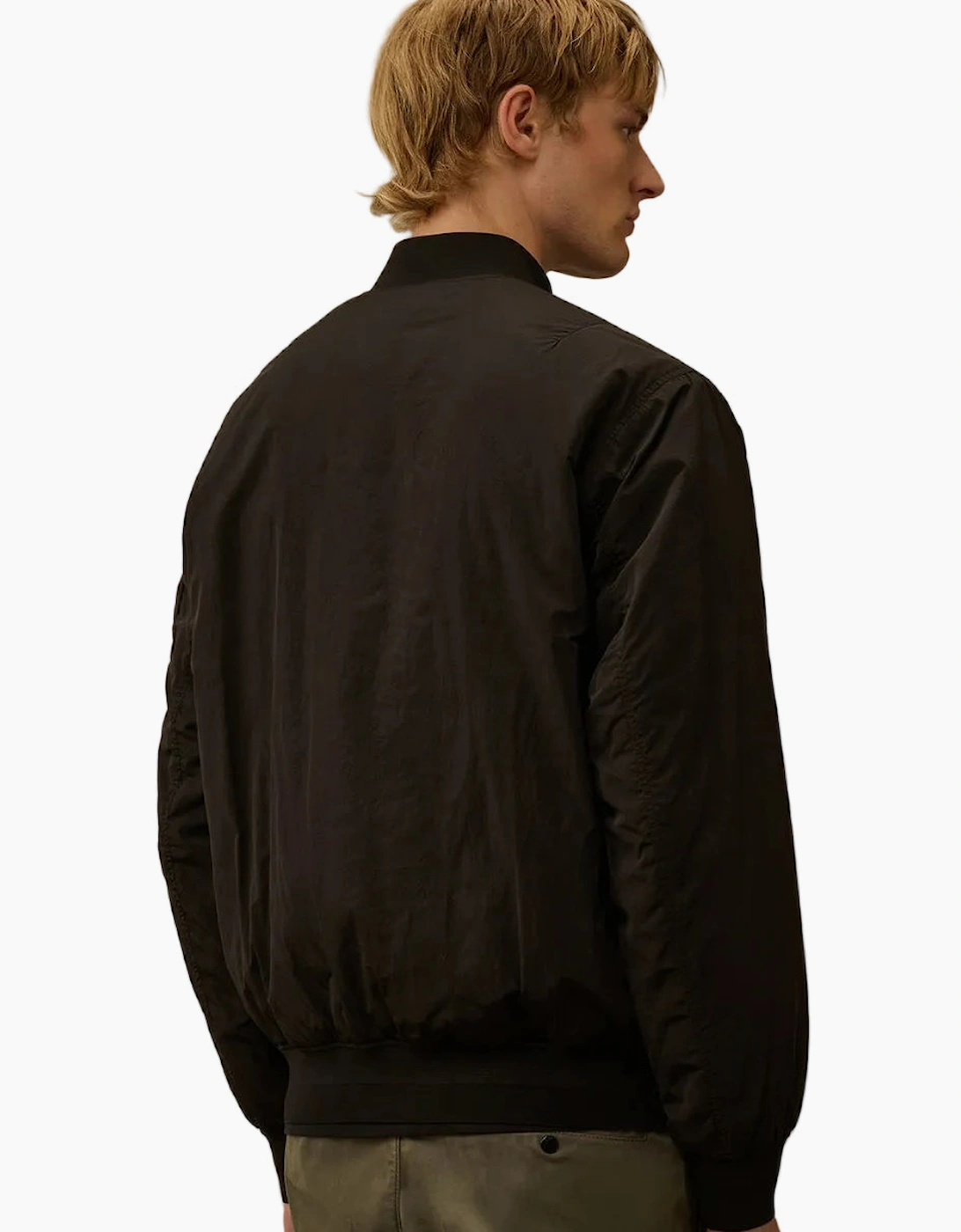 Chrome-R Padded Lens Bomber Jacket
