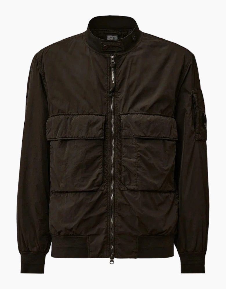 Chrome-R Padded Lens Bomber Jacket