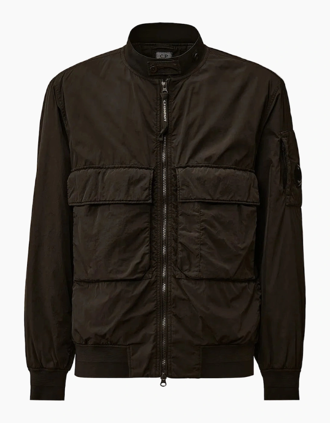 Chrome-R Padded Lens Bomber Jacket