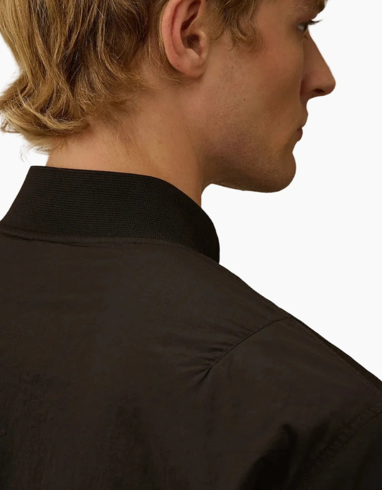 Chrome-R Padded Lens Bomber Jacket