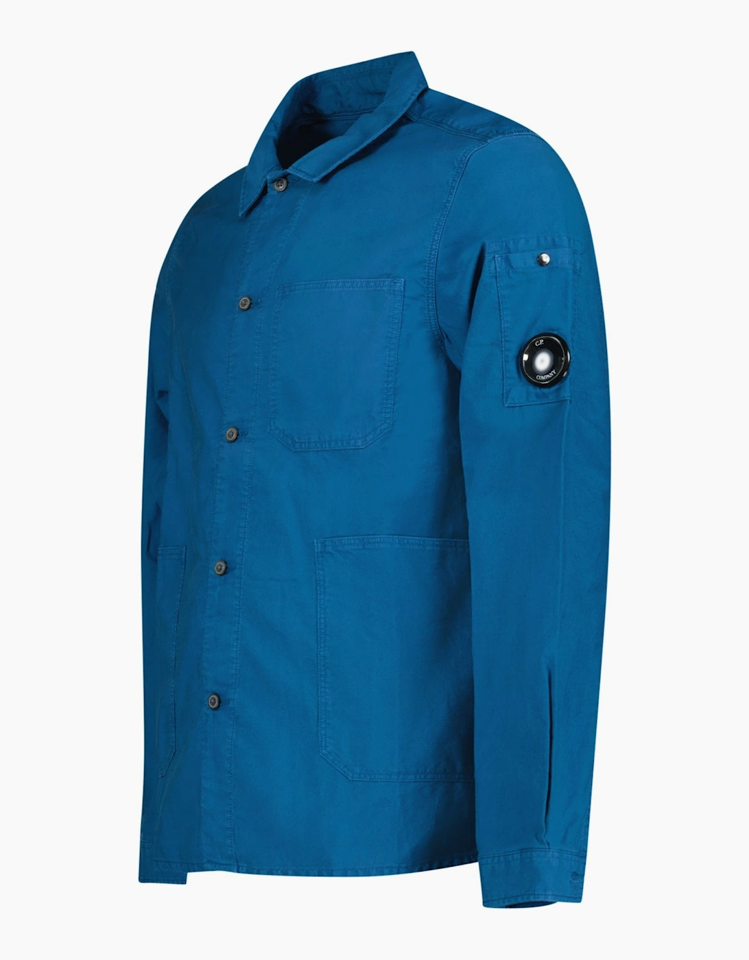 CP Company Ottoman Workwear Shirt in Blue