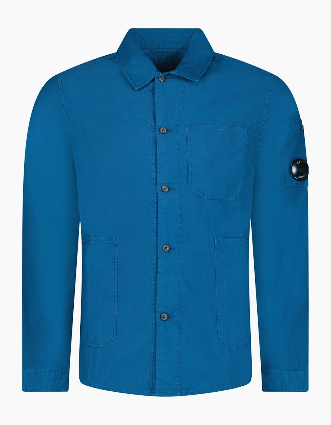 CP Company Ottoman Workwear Shirt in Blue
