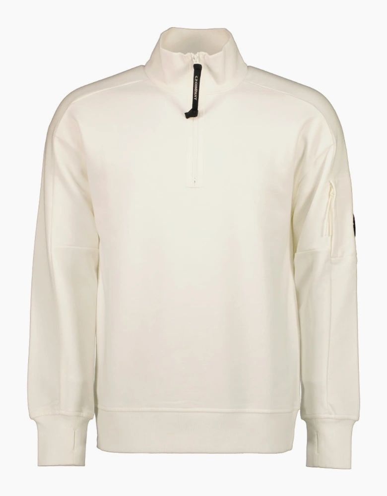 Quarter Zip Lens Fleece Sweatshirt