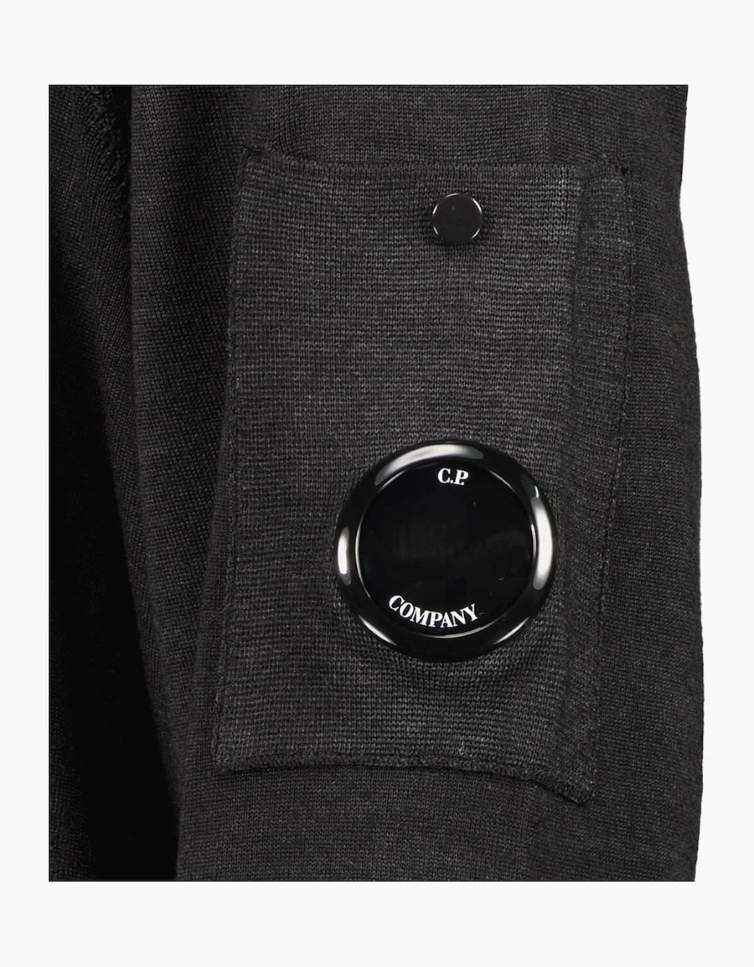 Merino Wool Quarter Zip Lens Knit