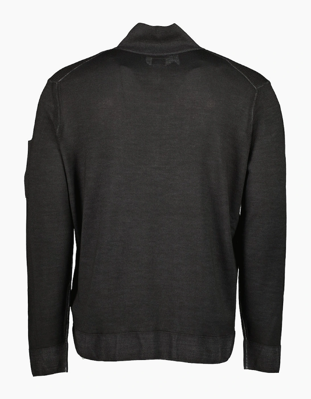 Merino Wool Quarter Zip Lens Knit