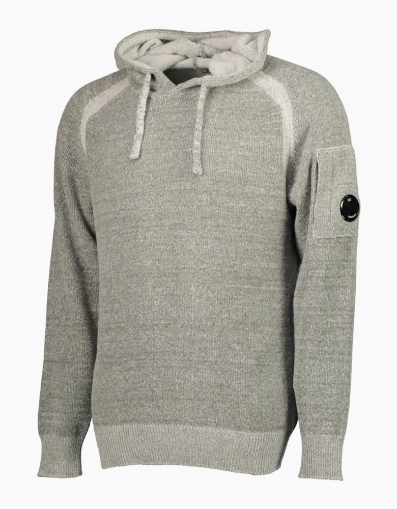 Fleece Knit Lens Hoodie