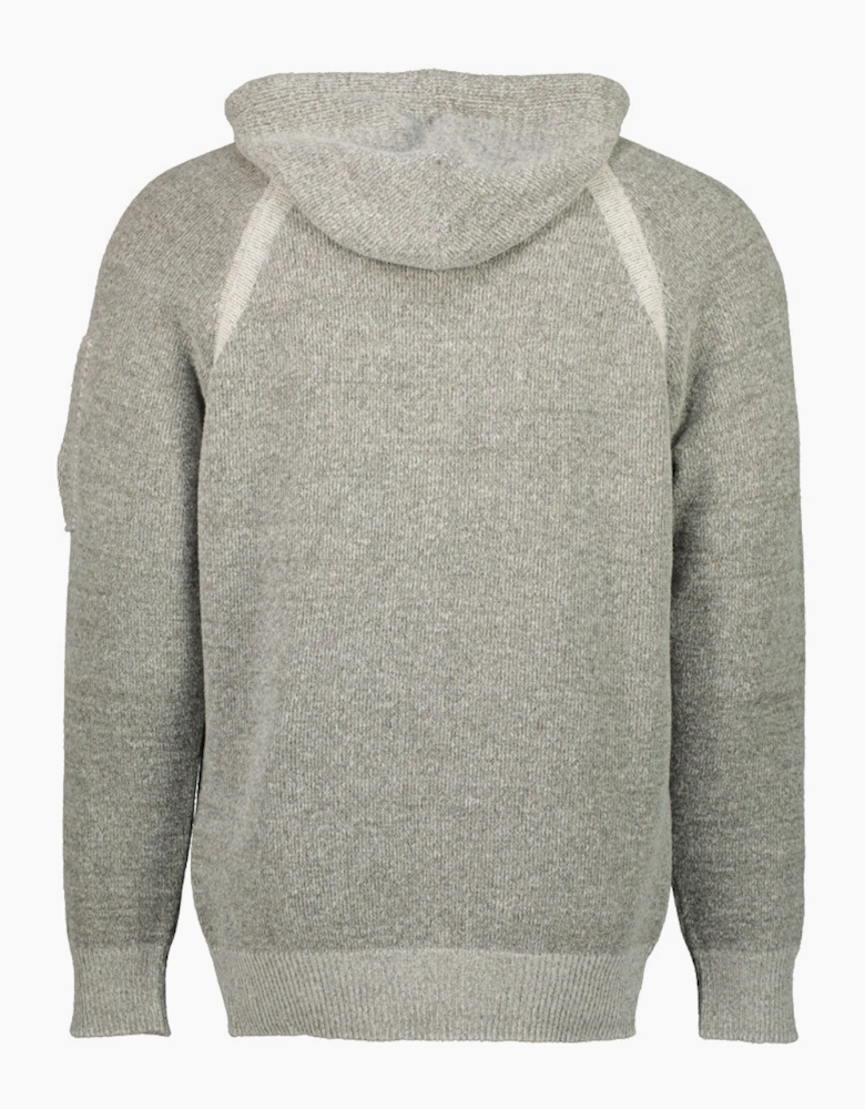 Fleece Knit Lens Hoodie