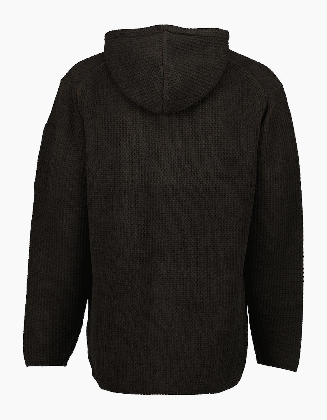 Chenille Waffle Knit Lens Hoodie