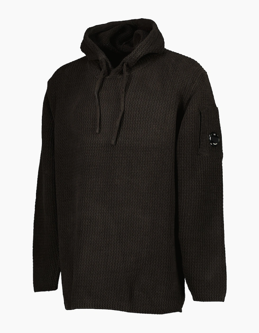 Chenille Waffle Knit Lens Hoodie