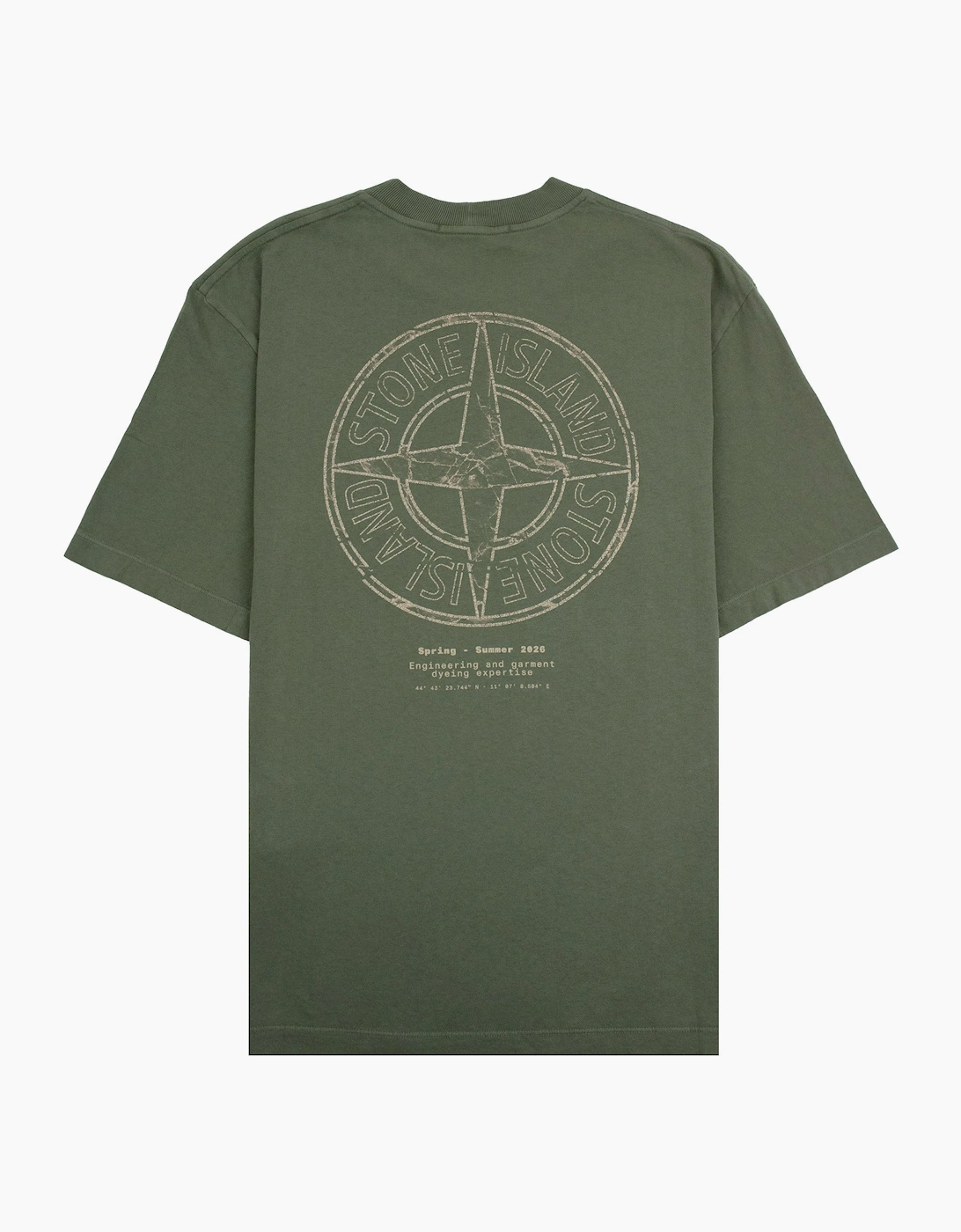 Stone Island 2100001 'Expertise' Regular Fit T-shirt Military Green V005G