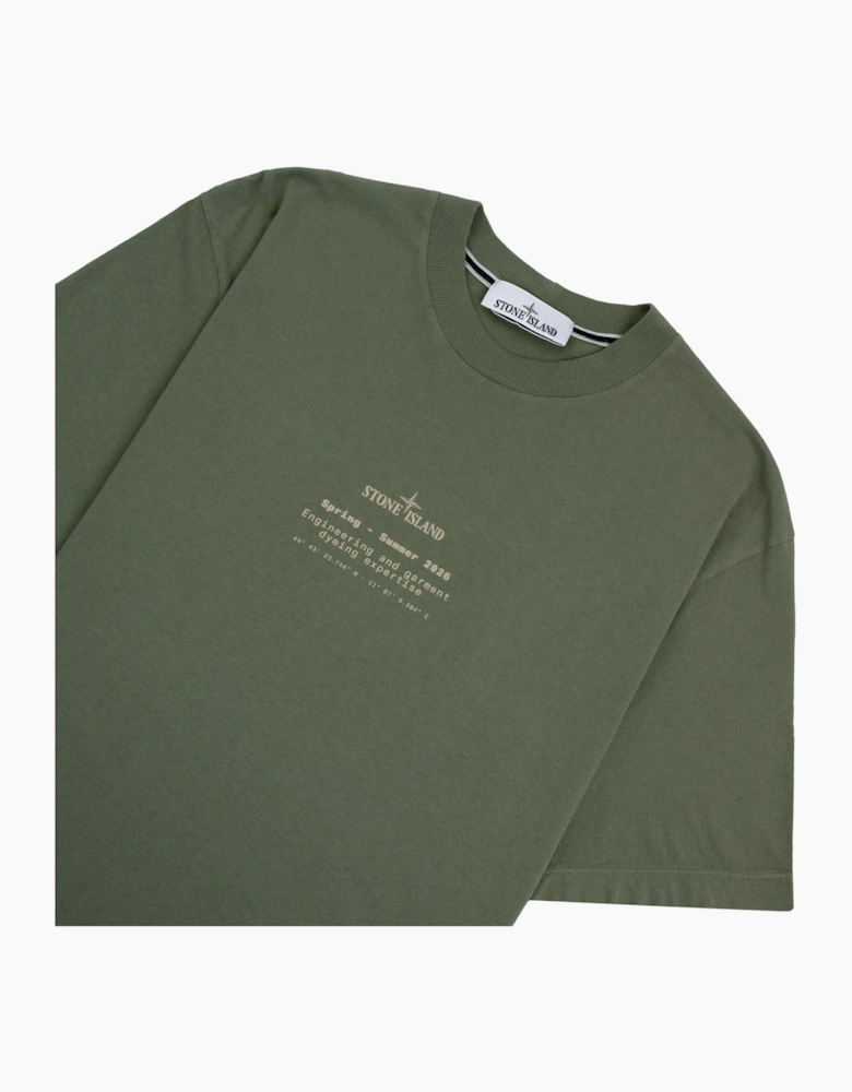 Stone Island 2100001 'Expertise' Regular Fit T-shirt Military Green V005G